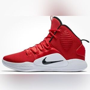Nike Hyperdunk X University Red Basketball Shoes AR0467-600 Kids Size 3.5 EUC